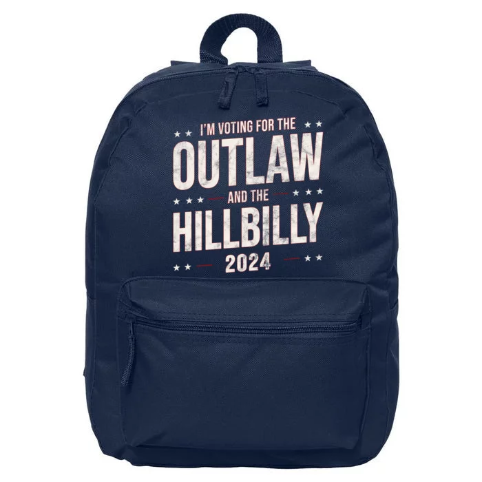 Im Voting For The Outlaw And The Hillbilly 2024 16 in Basic Backpack