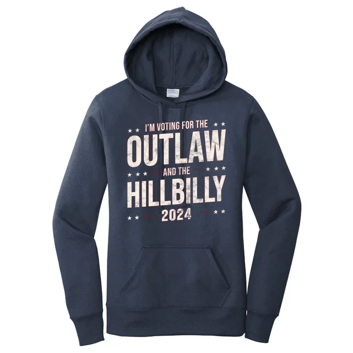 Im Voting For The Outlaw And The Hillbilly 2024 Women's Pullover Hoodie