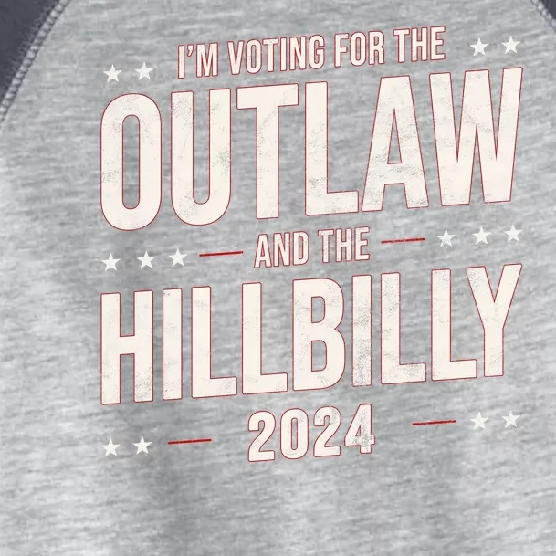 Im Voting For The Outlaw And The Hillbilly 2024 Toddler Fine Jersey T-Shirt