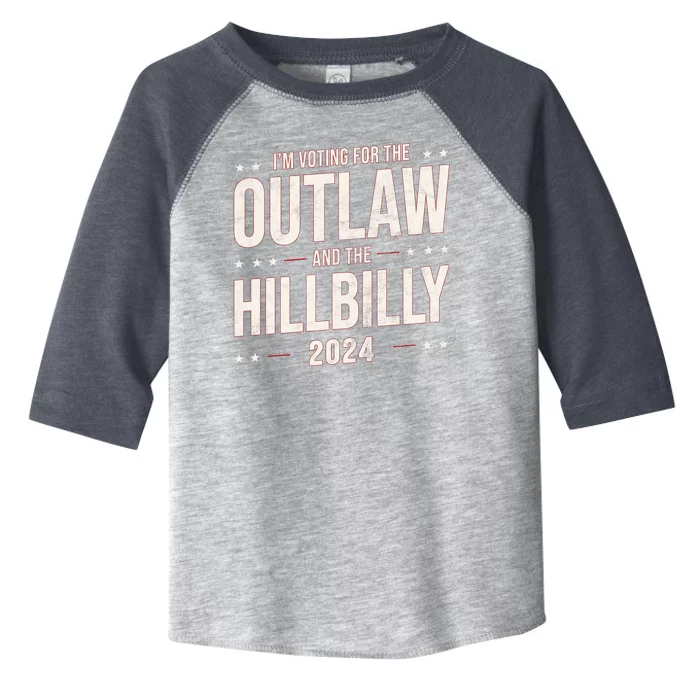 Im Voting For The Outlaw And The Hillbilly 2024 Toddler Fine Jersey T-Shirt