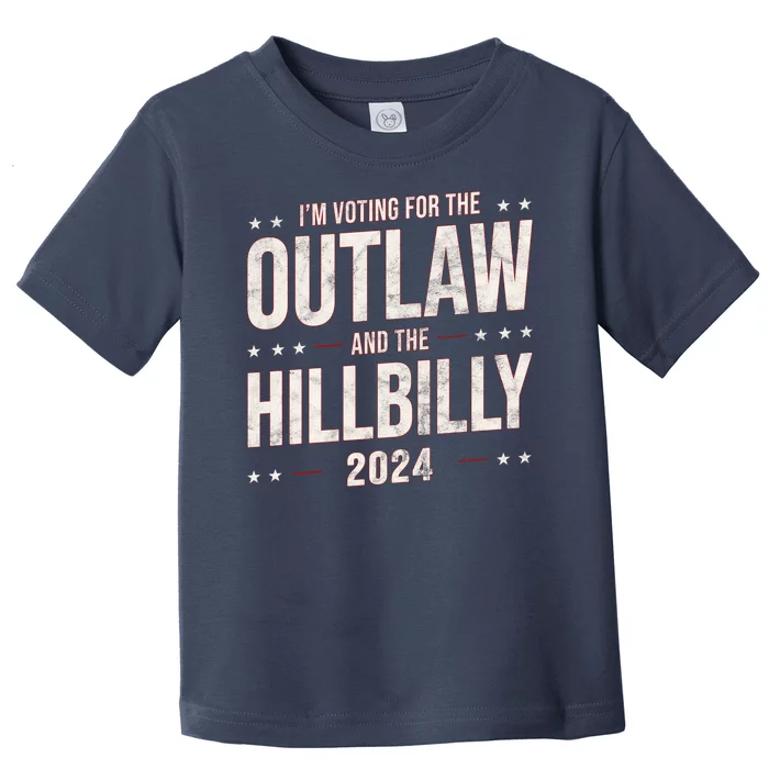 Im Voting For The Outlaw And The Hillbilly 2024 Toddler T-Shirt