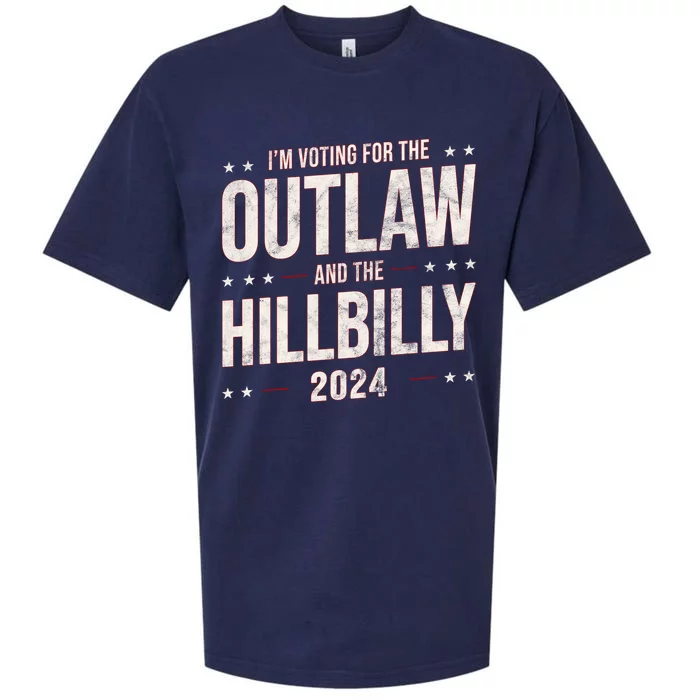 Im Voting For The Outlaw And The Hillbilly 2024 Sueded Cloud Jersey T-Shirt