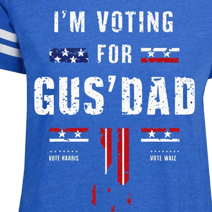 IM Voting For Gus Dad Enza Ladies Jersey Football T-Shirt