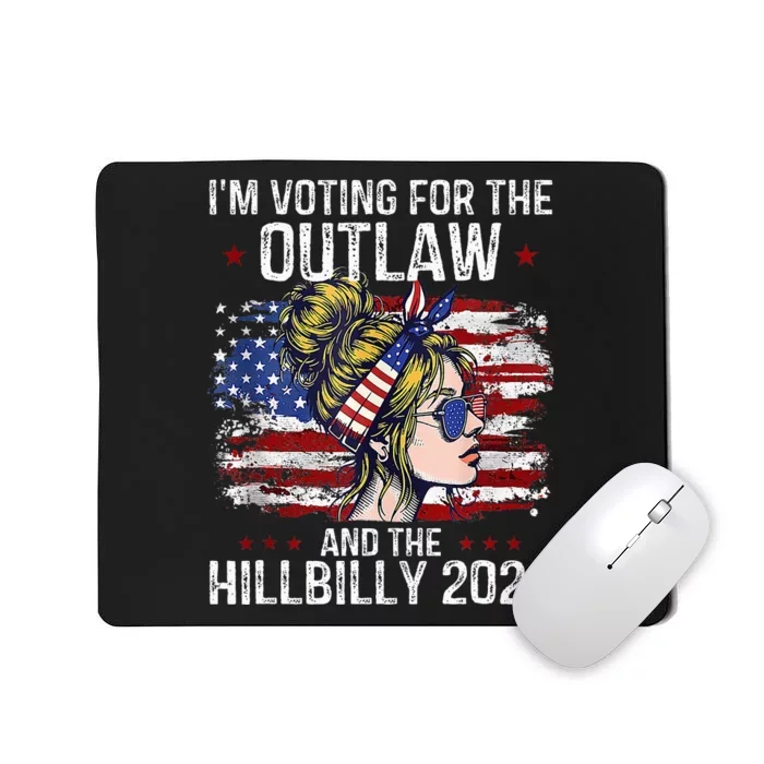 IM Voting For The Outlaw And The Hillbilly 2024 Mousepad