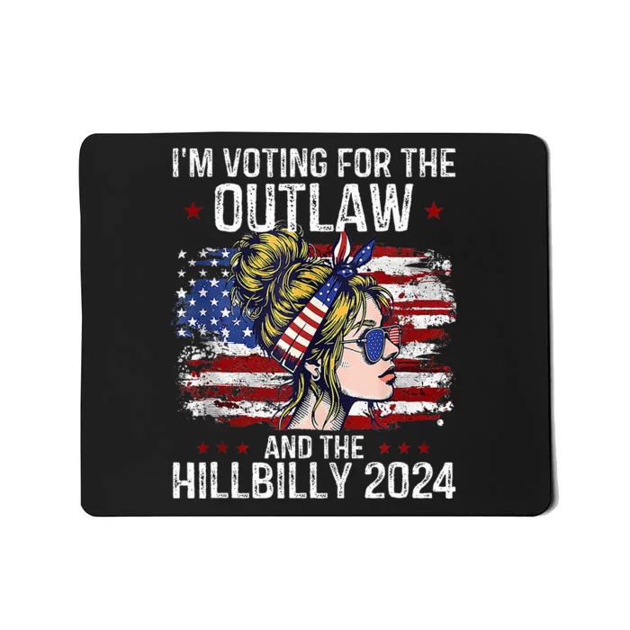 IM Voting For The Outlaw And The Hillbilly 2024 Mousepad