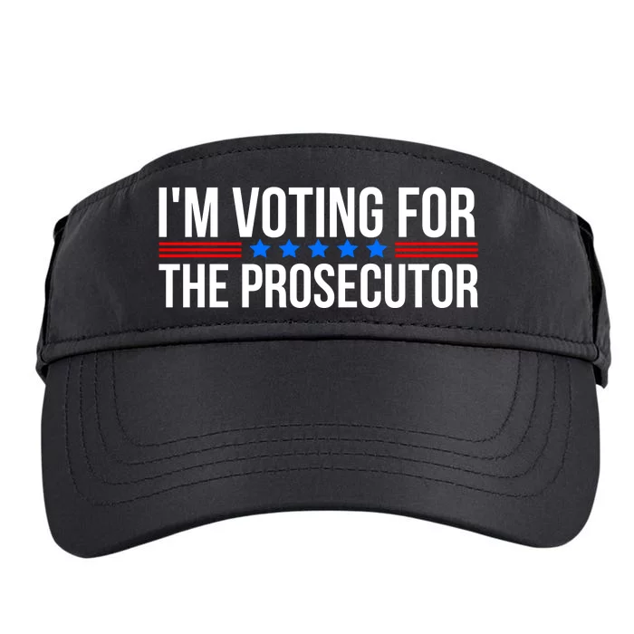 Im Voting For The Prosecutor 2024 Election Adult Drive Performance Visor