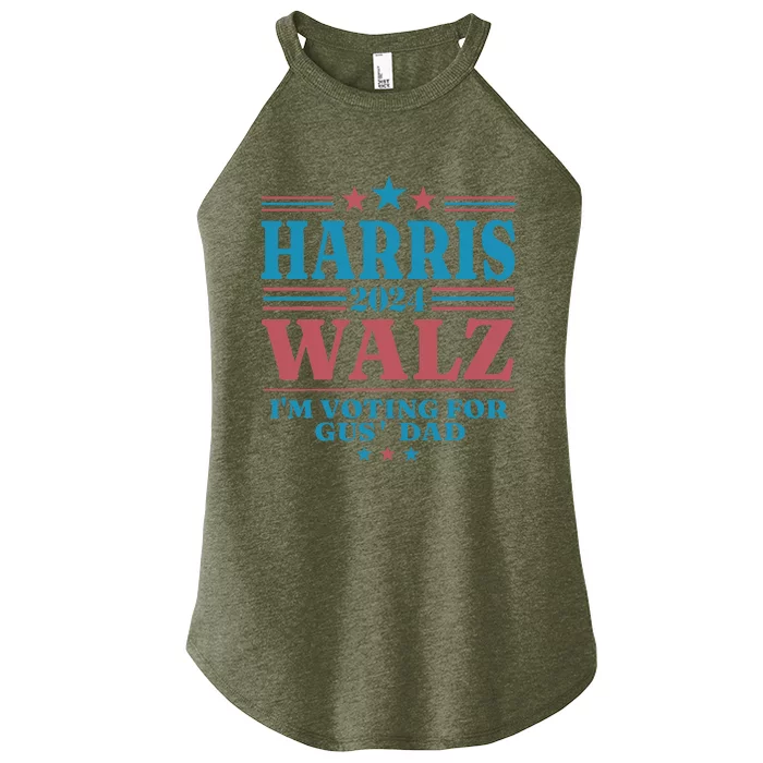 IM Voting For Gus Dad Women’s Perfect Tri Rocker Tank