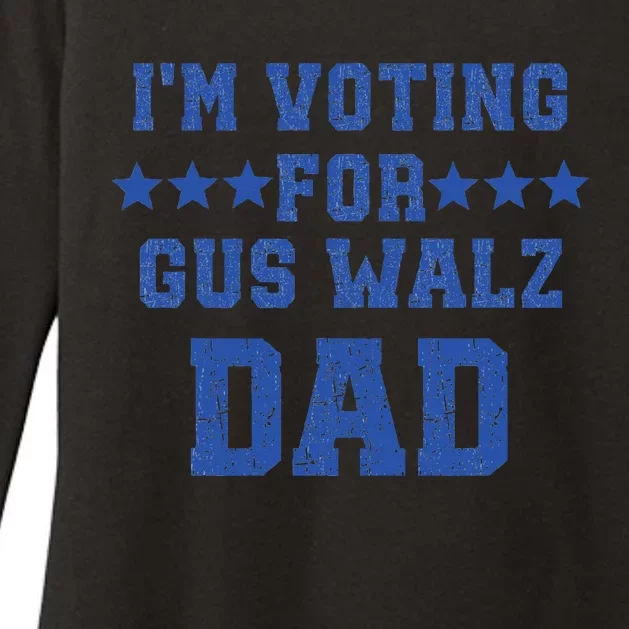 IM Voting For Gus Walz Dad Harris Walz Womens CVC Long Sleeve Shirt