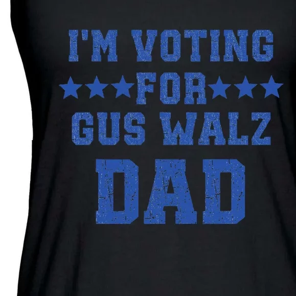 IM Voting For Gus Walz Dad Harris Walz Ladies Essential Flowy Tank