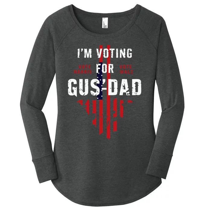 IM Voting For Gus Dad Women's Perfect Tri Tunic Long Sleeve Shirt