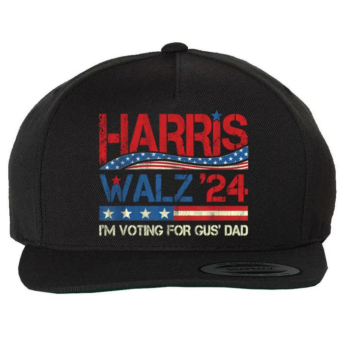 IM Voting For Gus Walz Dad Harris Walz 2024 Wool Snapback Cap