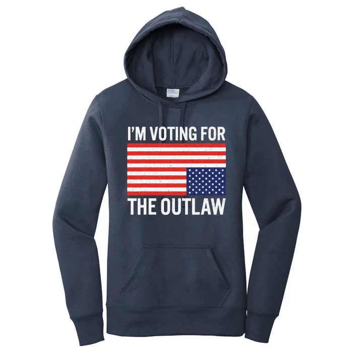 IM Voting For The Outlaw Women's Pullover Hoodie