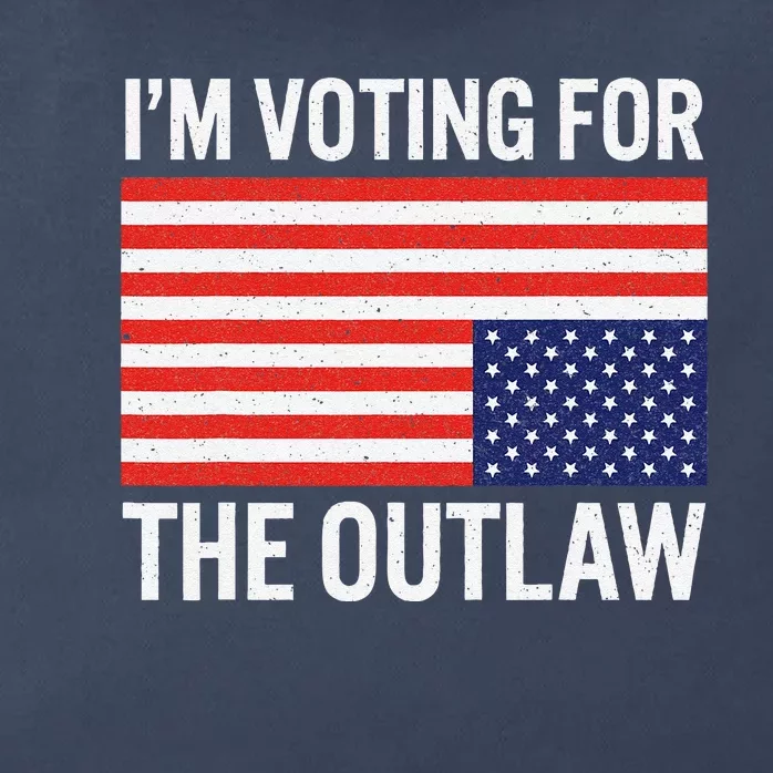 IM Voting For The Outlaw Zip Tote Bag