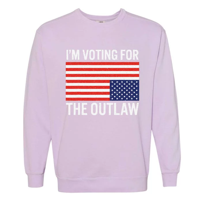 IM Voting For The Outlaw Garment-Dyed Sweatshirt