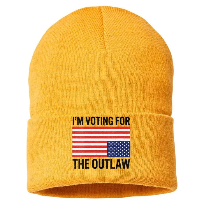 IM Voting For The Outlaw Sustainable Knit Beanie