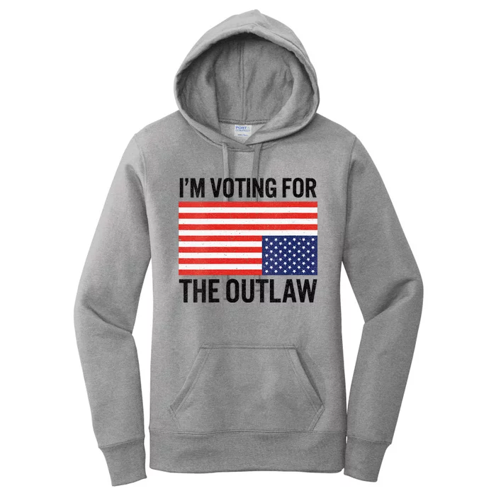 IM Voting For The Outlaw Women's Pullover Hoodie