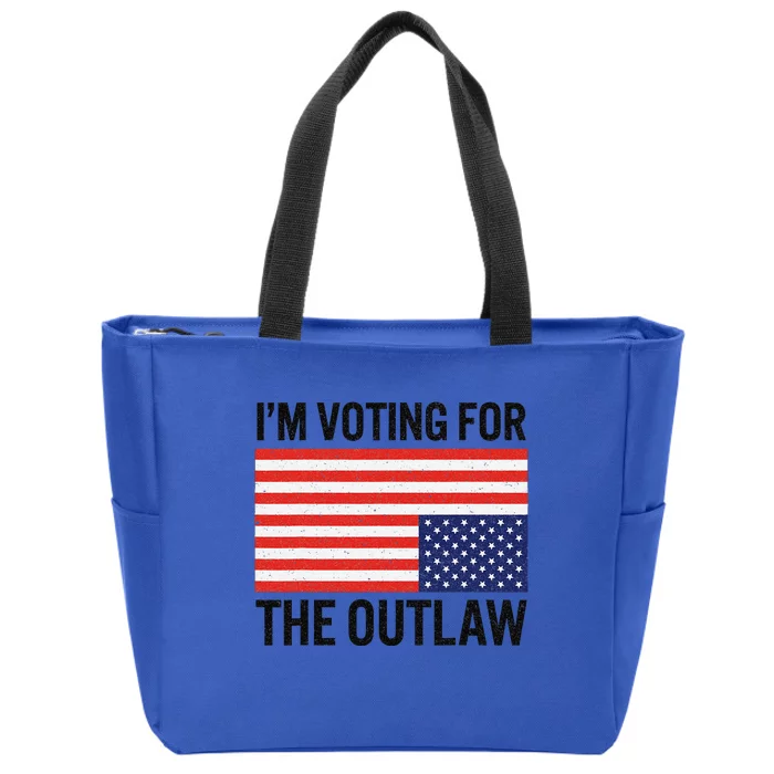 IM Voting For The Outlaw Zip Tote Bag