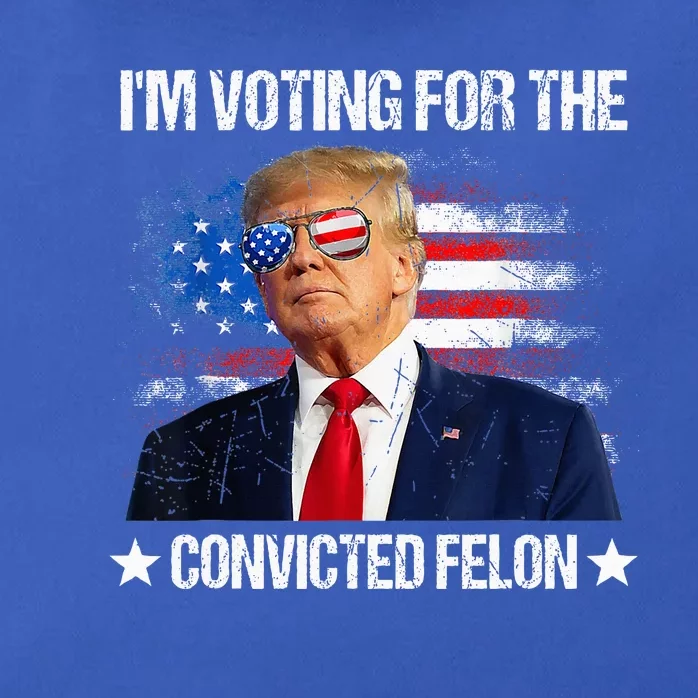 IM Voting For The Convicted Felon Zip Tote Bag