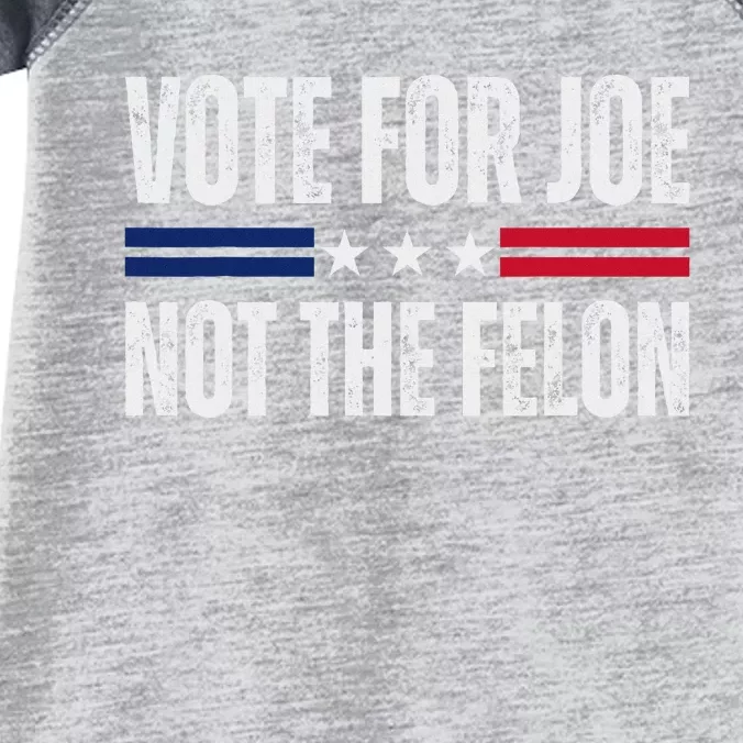 IM Voting For Joe Biden Vote Not The Felon 2024 Elections Infant Baby Jersey Bodysuit