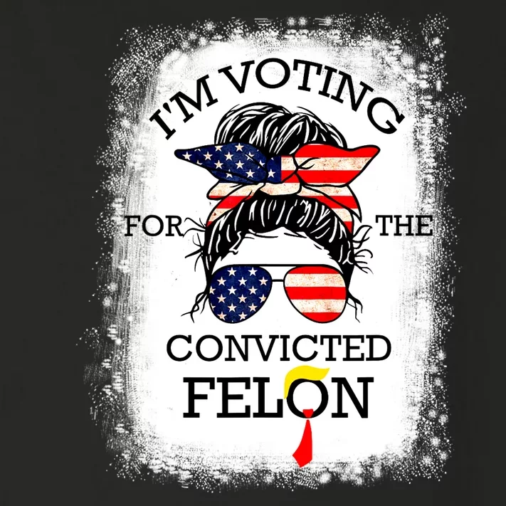 IM Voting For The Convicted Felon Toddler Long Sleeve Shirt