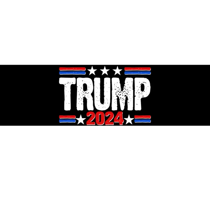 Im Voting For The Felon Trump 2024 Front Back Bumper Sticker