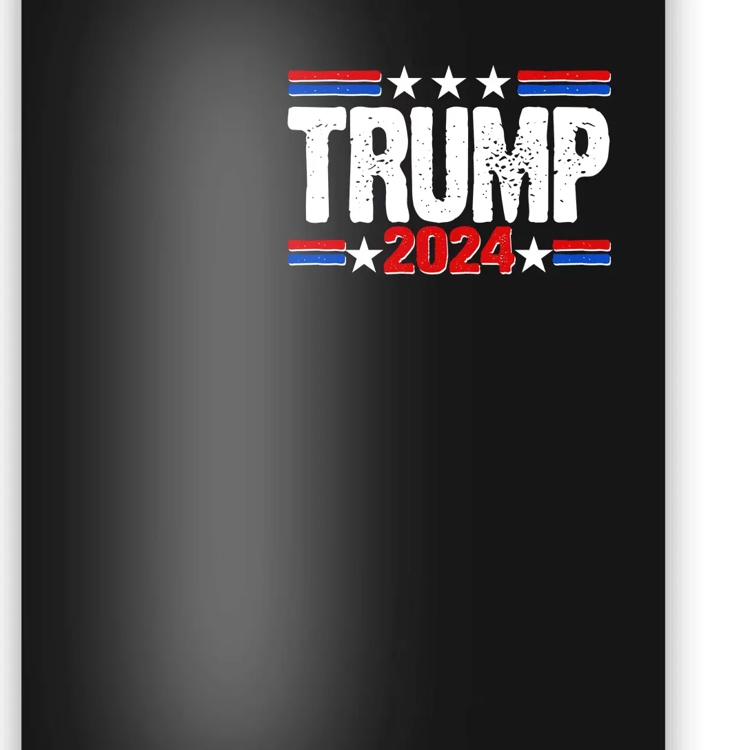 Im Voting For The Felon Trump 2024 Front Back Front & Back Poster