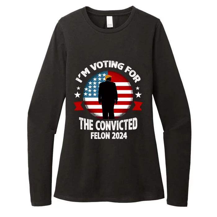 Im Voting For The Convicted Felon Womens CVC Long Sleeve Shirt