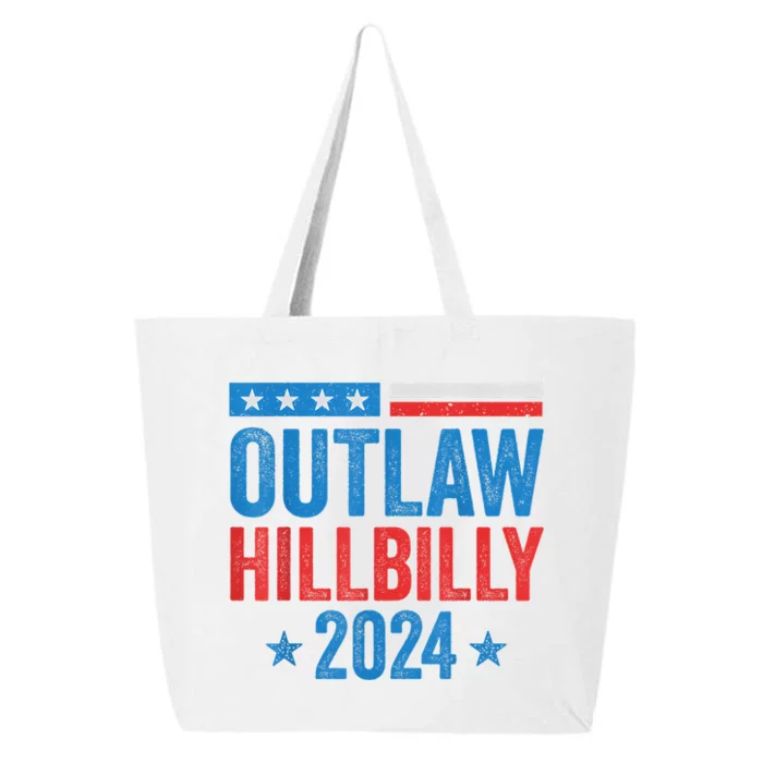 IM Voting For The Outlaw And The Hillbilly Trump Vance 2024 25L Jumbo Tote