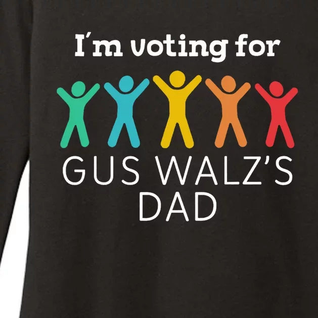 IM Voting For Gus Walz Dad Harris Walz 2024 Womens CVC Long Sleeve Shirt