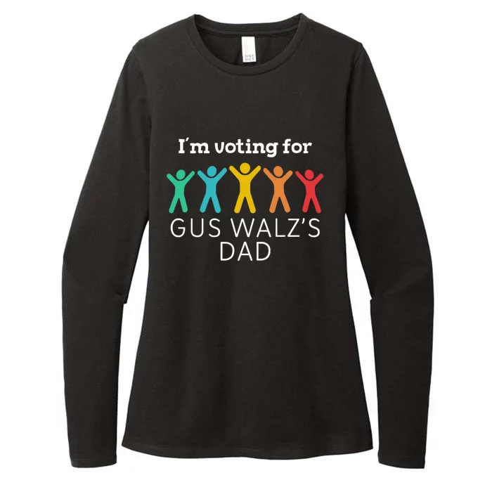 IM Voting For Gus Walz Dad Harris Walz 2024 Womens CVC Long Sleeve Shirt