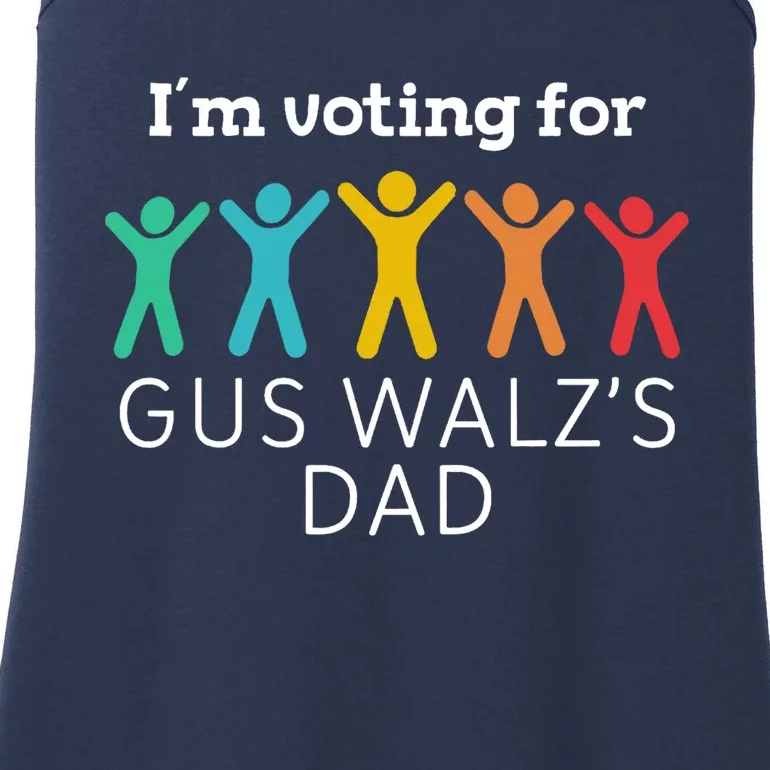 IM Voting For Gus Walz Dad Harris Walz 2024 Ladies Essential Tank