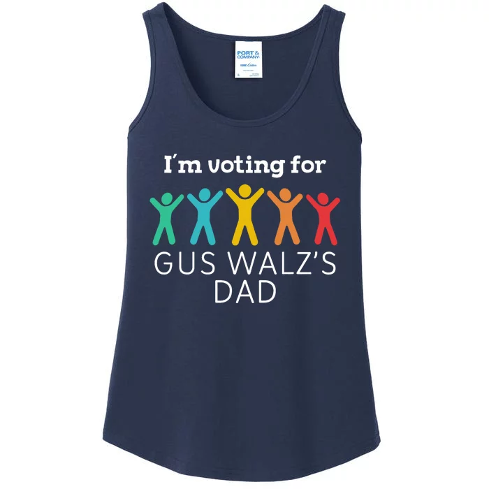 IM Voting For Gus Walz Dad Harris Walz 2024 Ladies Essential Tank