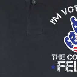 IM Voting For The Convicted Felon Softstyle Adult Sport Polo