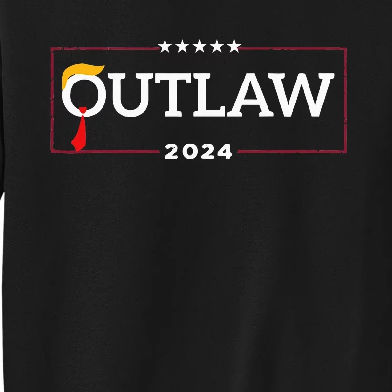 IM Voting For The Outlaw The Convicted Felon Funny Sweatshirt