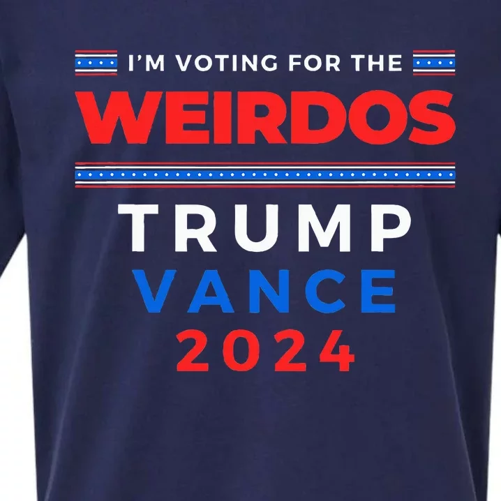 IM Voting For The Weirdos Trump Vance Take America Back Sueded Cloud Jersey T-Shirt