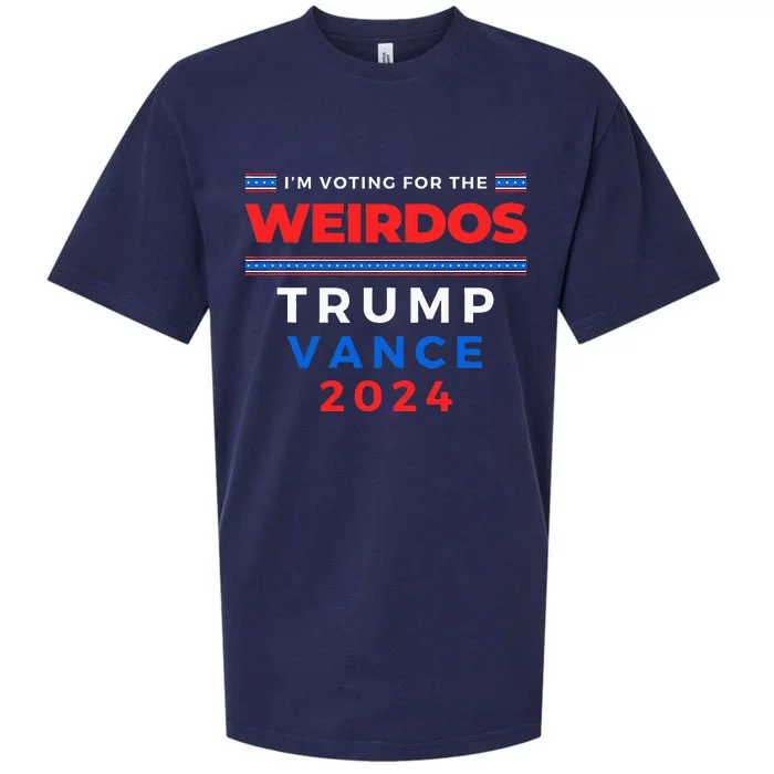 IM Voting For The Weirdos Trump Vance Take America Back Sueded Cloud Jersey T-Shirt