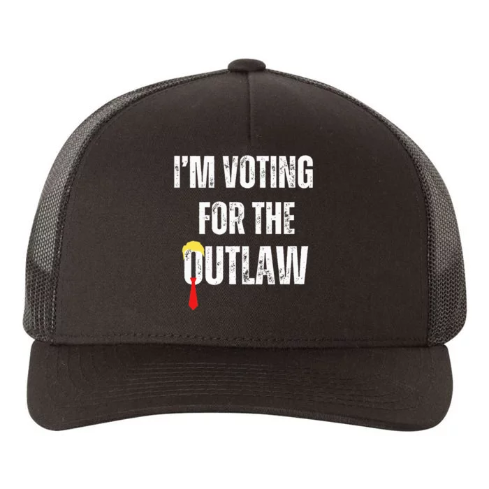 IM Voting For The Outlaw 2024 Yupoong Adult 5-Panel Trucker Hat