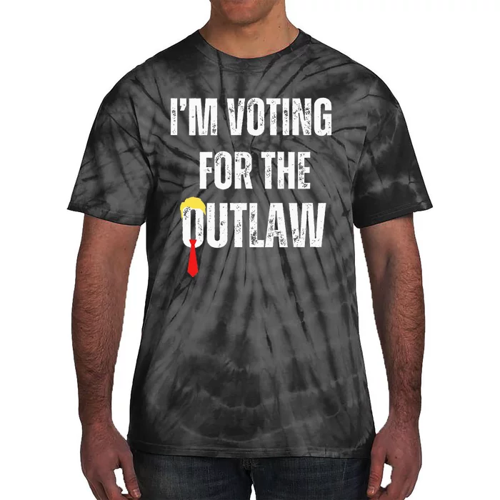 IM Voting For The Outlaw 2024 Tie-Dye T-Shirt