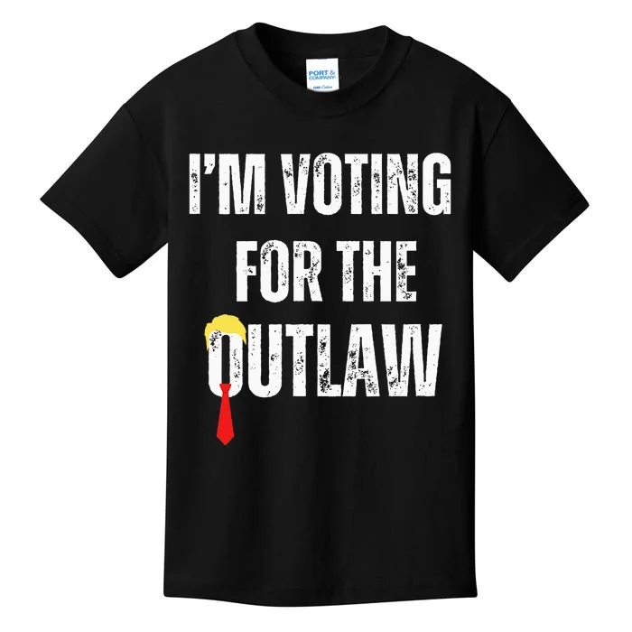 IM Voting For The Outlaw 2024 Kids T-Shirt