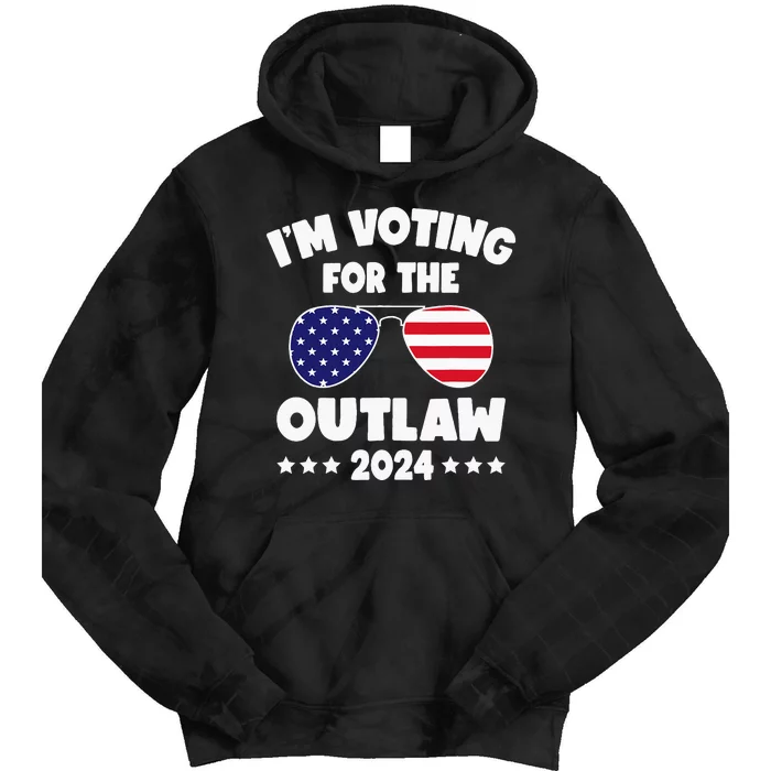 Im Voting For The Outlaw Protrump Supporters 2024 Tie Dye Hoodie