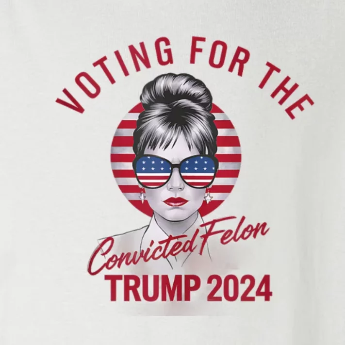 IM Voting For The Convicted Felon Trump 2024 Toddler Long Sleeve Shirt