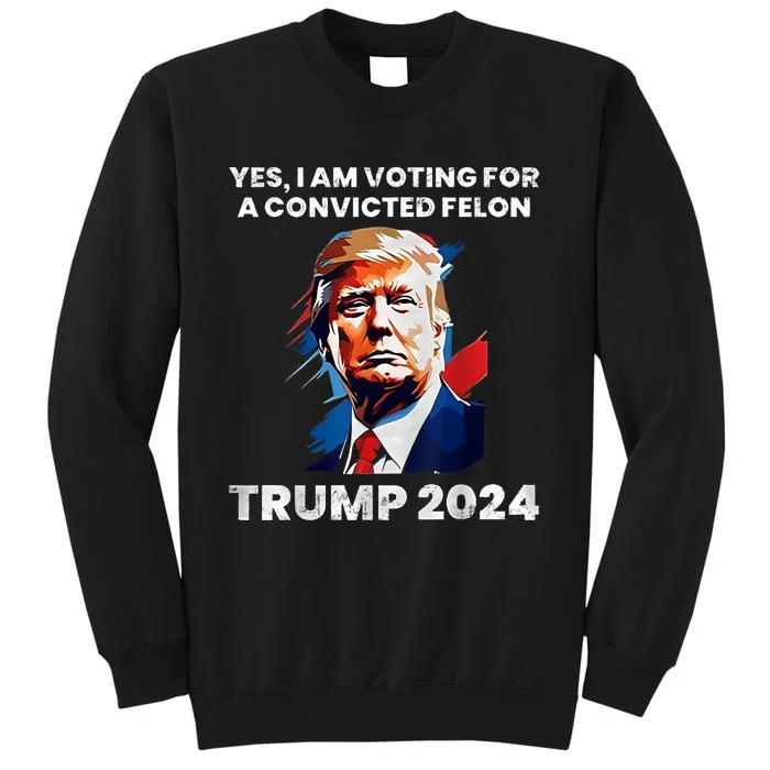 IM Voting For The Convicted Felon For President 2024 Sweatshirt