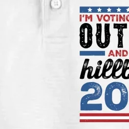 Im Voting For The Outlaw And The Hillbilly 2024 Vintage Election Dry Zone Grid Performance Polo