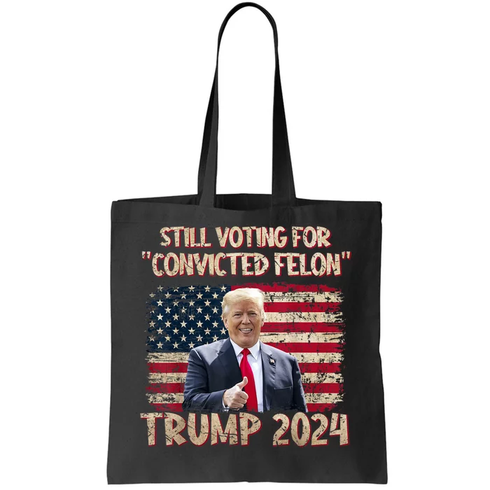 Im Voting For The Nonconvicted Felon Funny Pro Biden 2024 Tote Bag