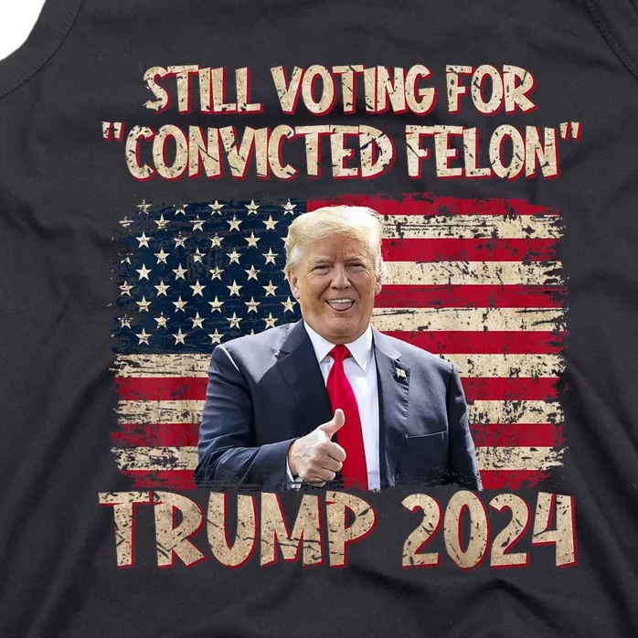 Im Voting For The Nonconvicted Felon Funny Pro Biden 2024 Tank Top