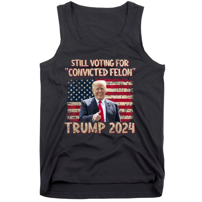 Im Voting For The Nonconvicted Felon Funny Pro Biden 2024 Tank Top