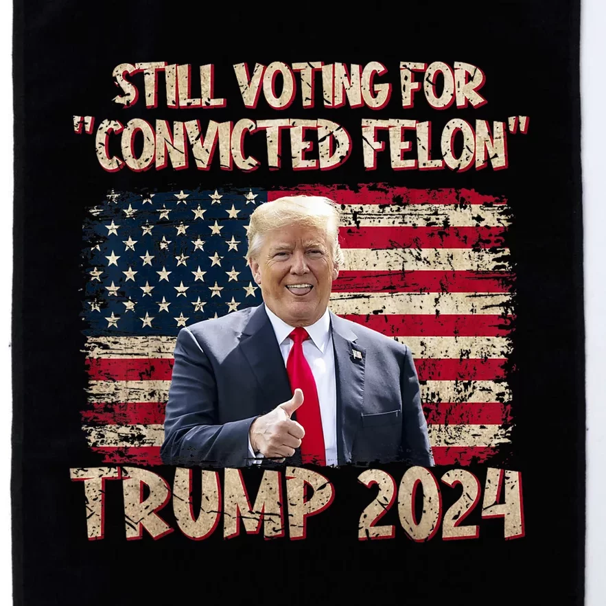 Im Voting For The Nonconvicted Felon Funny Pro Biden 2024 Platinum Collection Golf Towel