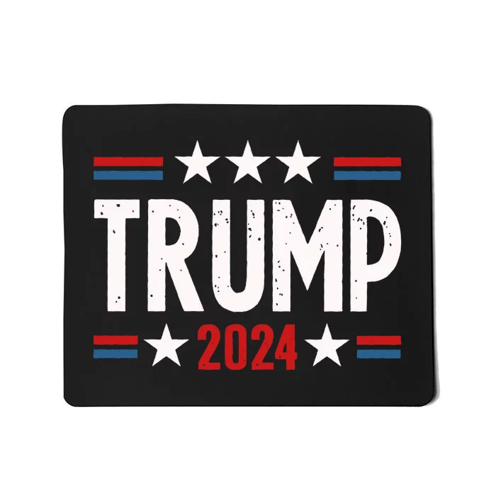 IM Voting For The Felon Trump For President 2024 Front & Back Mousepad