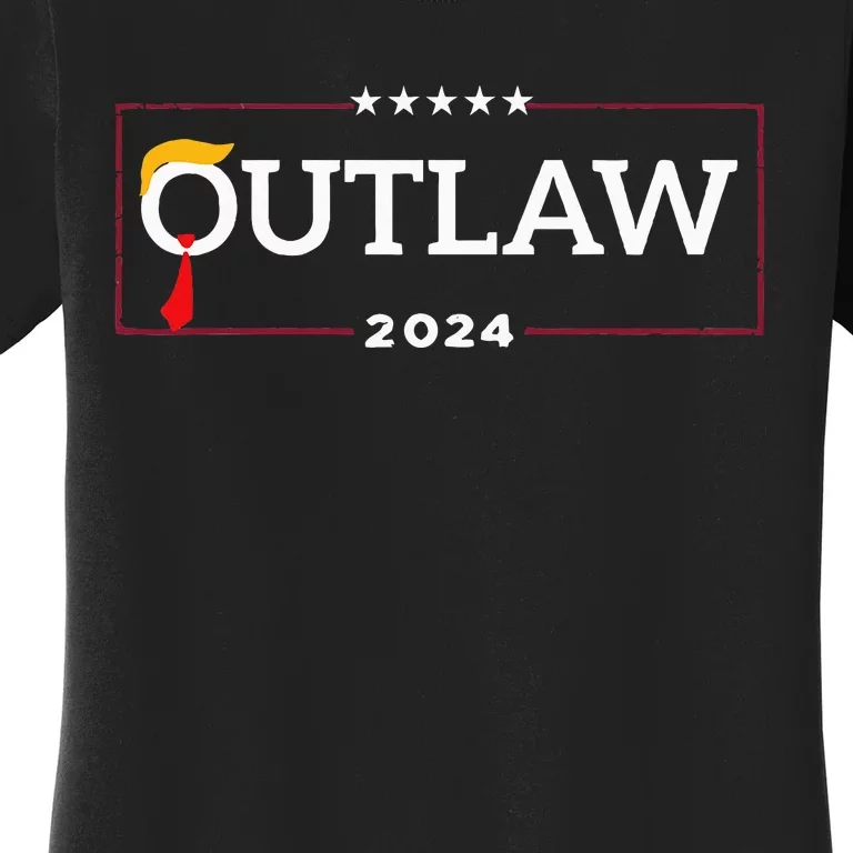 IM Voting For The Outlaw The Convicted Felon Funny Women's T-Shirt