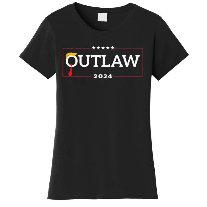 IM Voting For The Outlaw The Convicted Felon Funny Women's T-Shirt